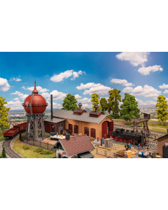 H0 Actie Set:  Klein spoorwegdepot Faller 190140
