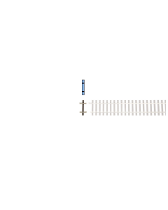 Sp.0 Rechte Rail G10 Compensatiestuk,  Lengte 11,27 mm, 8 stuks Lenz 45012