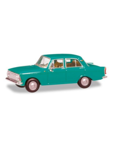 H0 Moskwitsch 408 std., turquoise - Herpa 024365-004 Herpa 024365004