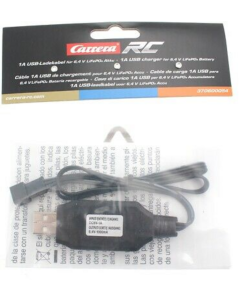 Laadkabel USB 1A voor LiFePo4 6,4V Batterijen / Accu's Carrera 600054