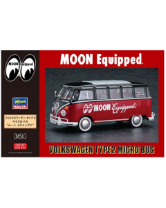 1/24 Volkswagen Type2 Micro Bus "Moon Equipped" (Limited Edition) Hasegawa 20524