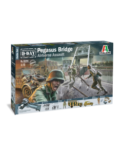 1/72 Pegasus Bridge Airborne Assault - Battle Set 1944 (75th Anniversary D-Day), WWII Italeri 6194