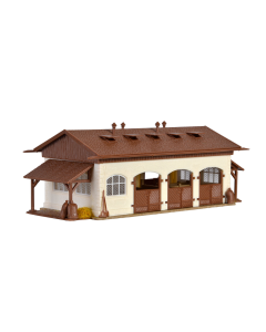 H0 Stallen met paddock en paarden Vollmer 43790