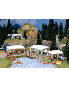 H0 Camping-caravan set Faller 130503
