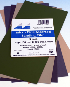 Micro Fine Sanding Kit Albion Alloys CODE353