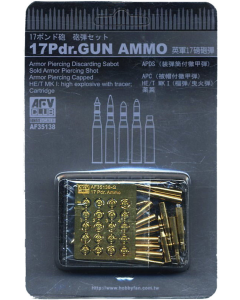 1/35 Gun Ammo for British Ordnance QF 17 pounder AFV-Club 35138