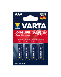 VARTA Alkaline AAA-Batterij, 4 stuks - Long Life Max Power Varta 4703