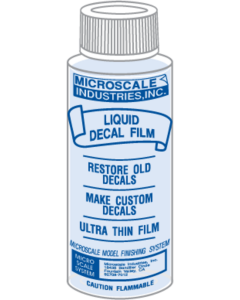 Microscale Micro Liquid Decal Film, Restore old decals Microscale 13912