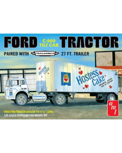 1/25 Ford C-900 Tractor with Trailer AMT Models 1221