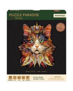 ROWOOD Puzzle Paradise - Cat King Robotime TA002