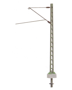 H0 DB Vakwerkmast met uitlegger (gelakt), 5 stuks Sommerfeldt 185