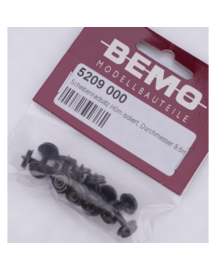 H0m As met wielen H0m isoliert, d=8,6mm, 10 stuks - Bemo 5209 000 Bemo 5209000
