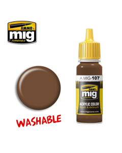 Washable earth 17ml AMMO by Mig 0107