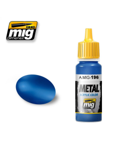 Warhead metallic blue 17ml AMMO by Mig 0196