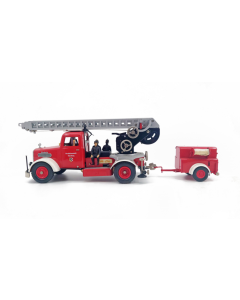 1/24 Classic Construction brandweer ladderwagen met aanhanger MAN 00203 1A Schuco 00203