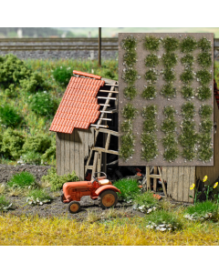 H0 Plukjes gras met stenen, nazomer Busch 3553