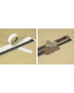 N Railbedding tape, 3 meter Busch 7120