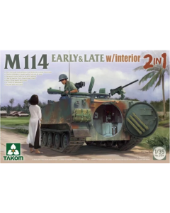 1/35 M114 Early & Late w/Interior (2in1) Takom 2154