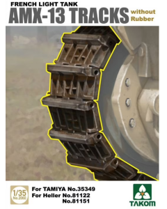 1/35 AMX-13 Tracks without rubber Takom 2060