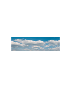Achtergronddecor wolken, driedelig, L 266 x B 48 cm Vollmer 46112