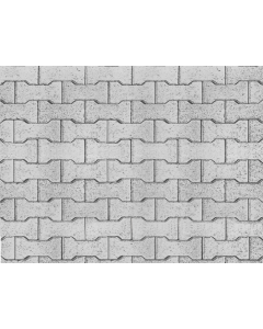 H0 Decorplaat moderne cementen klinkers - Karton (25 x 12.5cm), per stuk Vollmer 46054