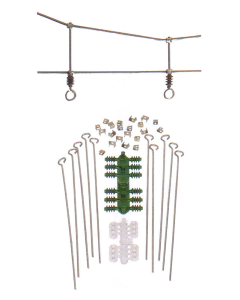 H0 Hanger en klemmen voor verlengstuk dwarsportaal, 10 stuks Sommerfeldt 179