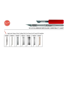 Zaagblad 1½"x5", 30 tanden per inch (K2,5,6) Excel 30470