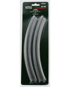 N Unitrack Rails Bocht (20-140), R381 30°, 4st. Kato 20140