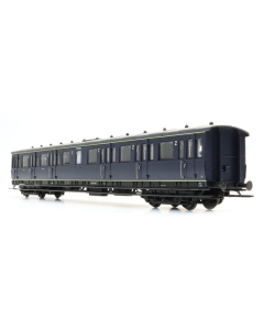 H0 NS C12c B6410, blauw, grijs dak, 2e klasseborden hoog, 1954-66 - Artitec 20.255.06 Artitec 2025506