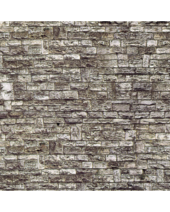 H0 Muurplaat natuursteen (Haustein) - Karton (25 x 12,5 cm), per stuk Vollmer 46035