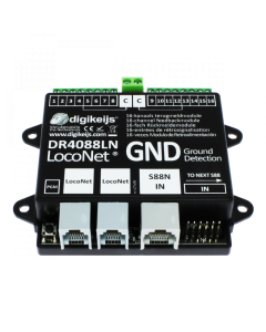 16-Kanaals s88N LOCONET compatible met Märklin / Motorola Digikeijs DR4088LN-GND (3R)