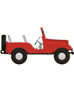 H0 Jeep  Universal,  rot  von  Arwic Brekina 58904
