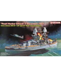 1/700 Pearl Harbour Attack 1941 (USS Arizona + Type 97) Dragon 7127