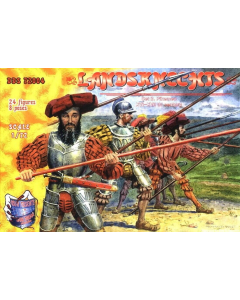 1/72 LandsKnechts Set 2 Pikemen DDS 72004