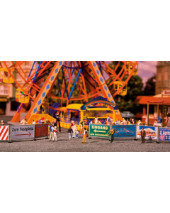 H0 Kermis dranghekken en borden Faller 140358