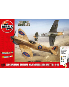 1/48 Supermarine Spitfire Mk.Vb & Messerschmitt Bf109E, Dogfight Doubles Set Airfix 50160