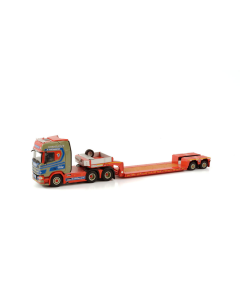 1/50 Jan Hansen, Scania R Highline CR20H 6x2 Tag Axle Euro Low Loader - WSI 01-3725 WSI 013725