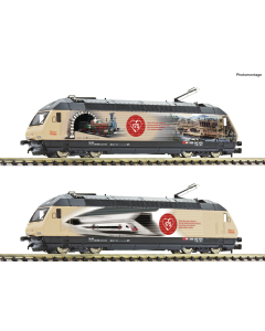 N SBB E-Lok 460 019-3 “175 years of Swiss Railways”, digitaal sound Fleischmann 731369