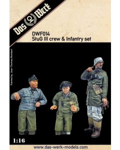 1/16 StuG III Crew & Infantry Set - Das Werk F014 Das Werk F014