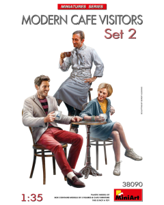 1/35 Modern Cafe Visitors, Set 2 MiniArt 38090