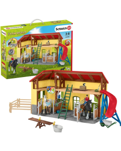 Paardenstal, Farm World Schleich 42485