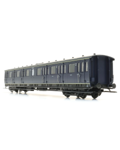 H0 NS C12c B6417, blauw, grijs dak, 2e klasseborden hoog, 1954-66 - Artitec 20.255.07 Artitec 2025507