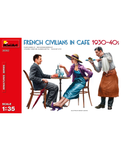 1/35 French Cafe Visitors 1930-40s MiniArt 38062