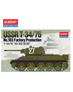 1/35  USSR  T-34/76  no.183  Factory  Product Academy 13505