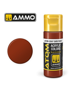 ATOM Dark Rust, Acrylic Color AMMO by Mig 20047