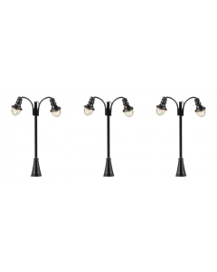 N LED-lantaarn, booglampen, warm wit, 3 stuks Faller 272130