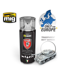 Titans hobby transparent matt varnish / base 400 ml spray Titans Hobby 110