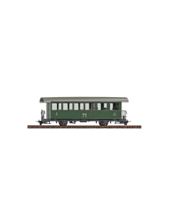 H0m RhB B2 1416 Zweiachser Personenwagen Bemo 3233120