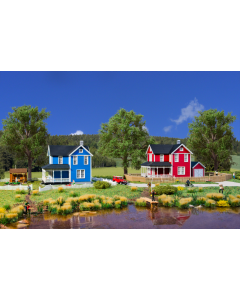 H0 Zweeds huis, rood Kibri 38840