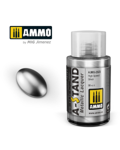 AMMO A-Stand High Speed Silver (Alclad ALC125) 30ml AMMO by Mig 2323